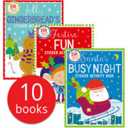 My Festive Sticker Activity Book Collection - 10 Books