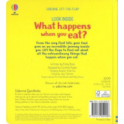 Usborne Lift-the-flap: Look Inside What Happens When You Eat?