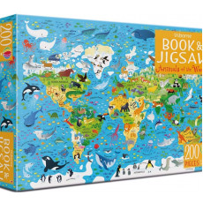 Usborne Book and Jigsaw: Animals of the World (200 Pieces)