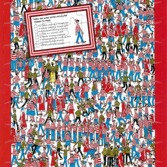 Where's Wally? Wow Jigsaw -  a 80-pieces Jigsaw