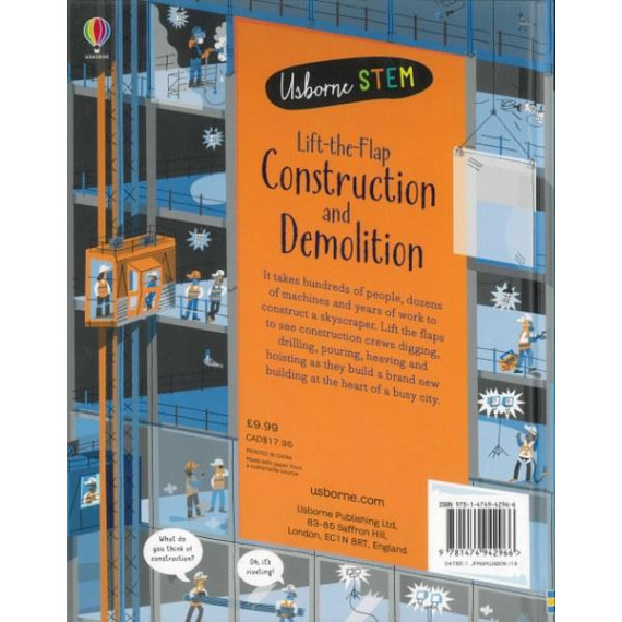Usborne Lift-the-flap: Construction and Demolition
