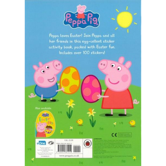 Peppa Pig™: Peppa's Egg-cellent Easter Sticker Activity Book (2019) (復活節) (粉紅小妹豬) (隨書附送貼紙)
