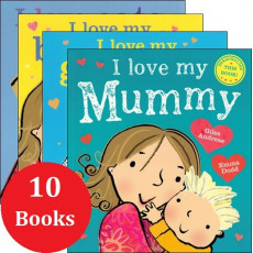 I Love My Mummy Collection - 10 Books (家庭) (母親) (父親) (公公) (爺爺) (婆婆) (嫲嫲) (寵物)