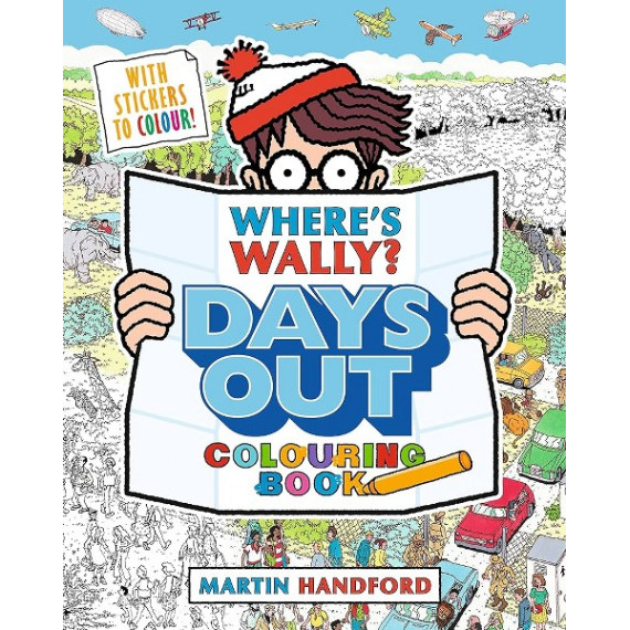 Where's Wally? Days Out Colouring Book