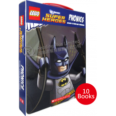 LEGO DC Universe™ Super Heroes Phonics (Pack 1) Collection - 10 Books with 2 Workbooks